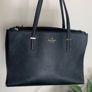 Kate Spade black leather handbag